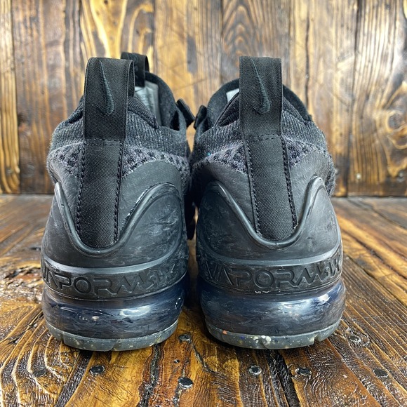Nike Air Vapormax 2021 Flyknit Black Running Shoe DB1550-001 Size 5Y / Women 6.5 - Picture 6 of 10